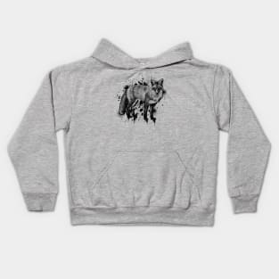 Fox Animal Wildlife Forest Nature Adventure Hunt Graphic Kids Hoodie